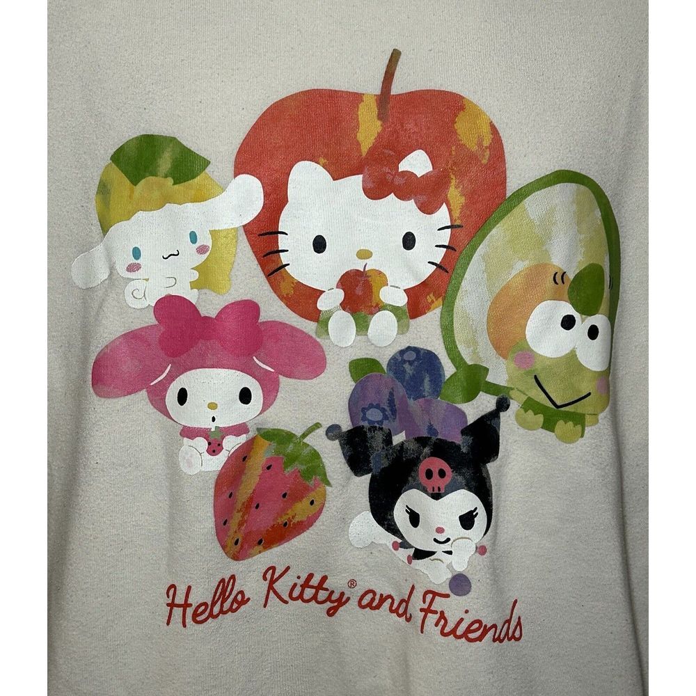 Hello Kitty & Friends Sanrio Fruits Crewneck Women's Large Sweater‎